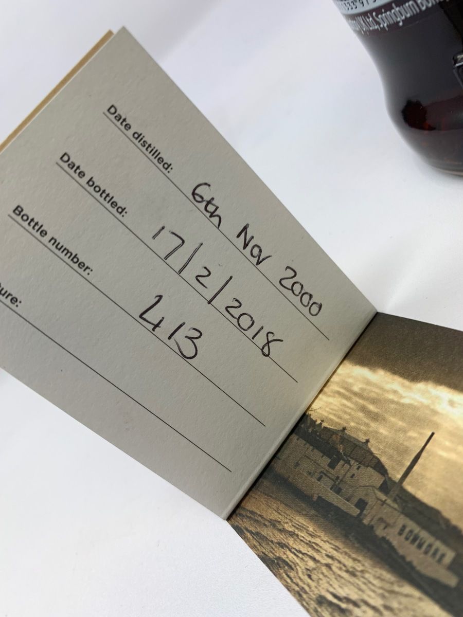 BOWMORE HAND FILLED 17 YEAR OLD #2495 OLOROSSO SHERRY CASK 