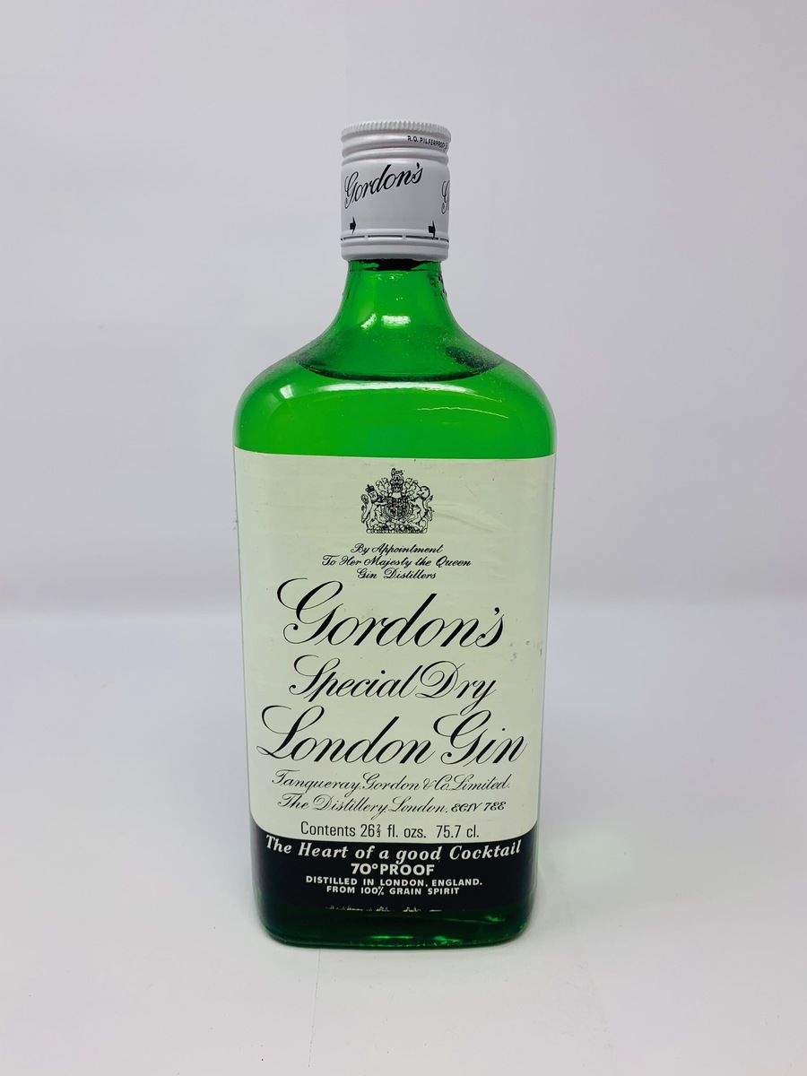GORDONS SPECIAL DRY LONDON GIN 1970'S