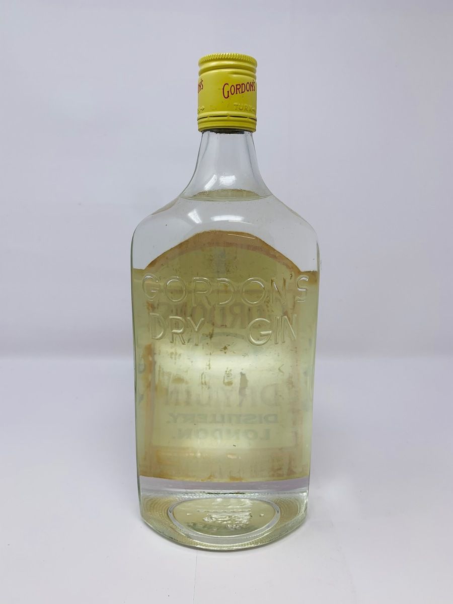 GORDONS DRY LONDON GIN 83 PROOF CIRCA 1960'S US IMPORT