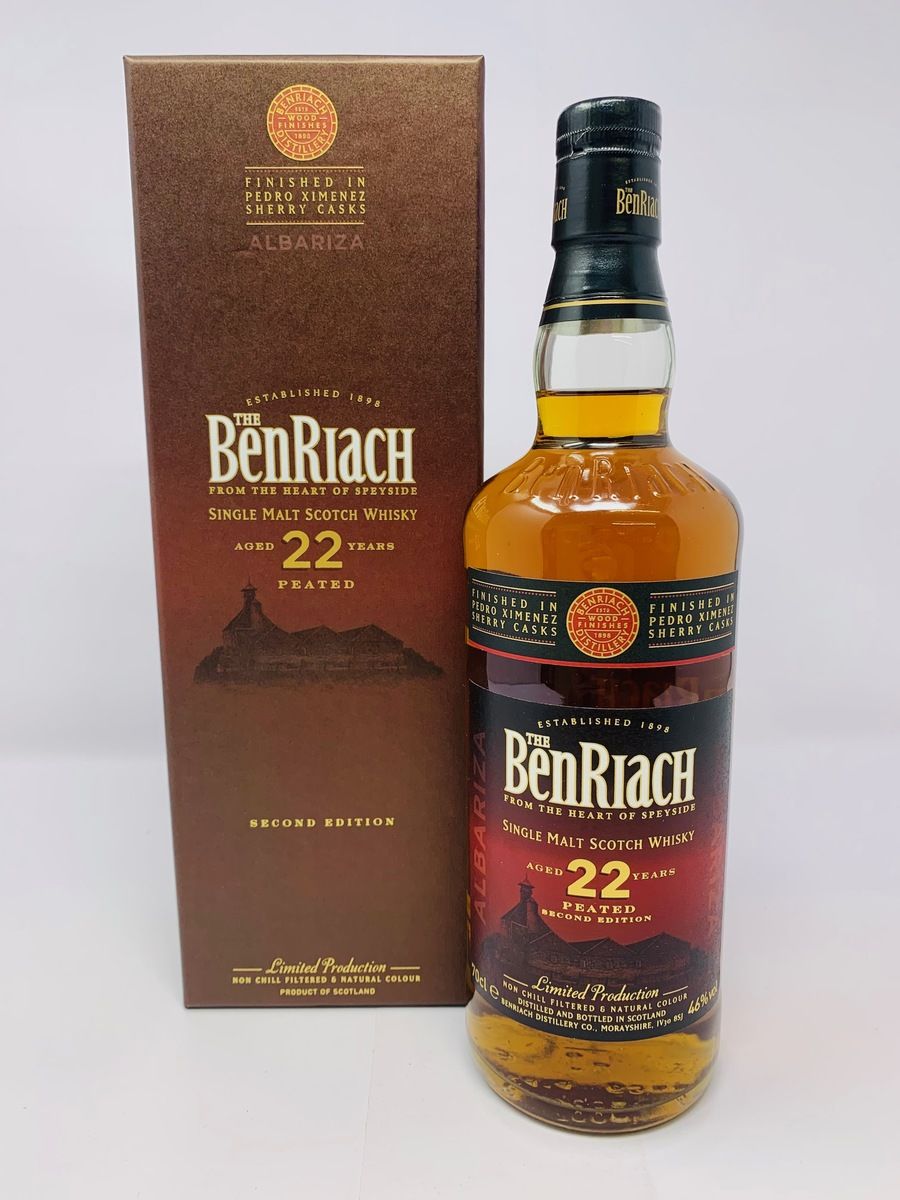 BENRIACH 22 YEAR OLD (ALBARIZA) PEATED SECOND EDITION