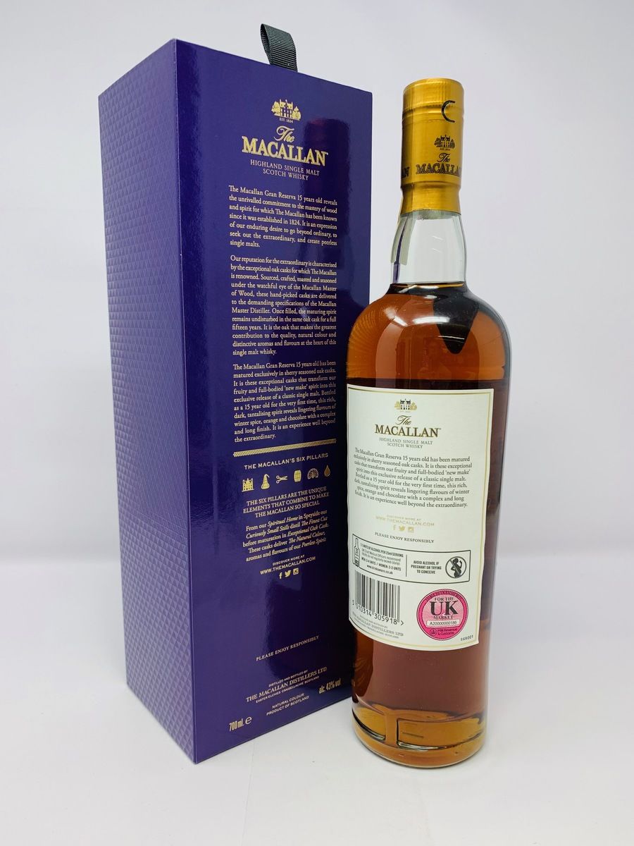 THE MACALLAN 15 YEAR OLD GRAN RESERVA