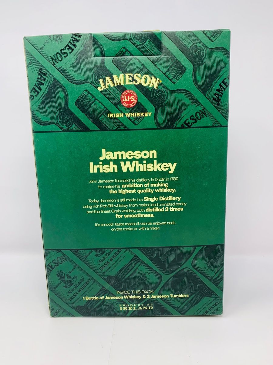 JAMESON'S TRIPLE DISTILLED IRISH WHISKEY GLASS PACK