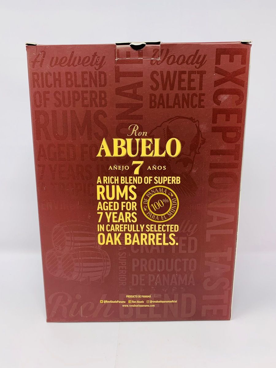 ABUELO SUPERIOR RESERVE 7 YEAR OLD RUM GLASS PACK