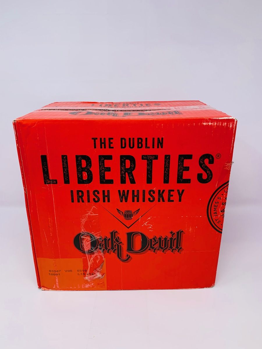 6 x THE DUBLIN LIBERTIES IRISH WHISKEY OAK DEVIL