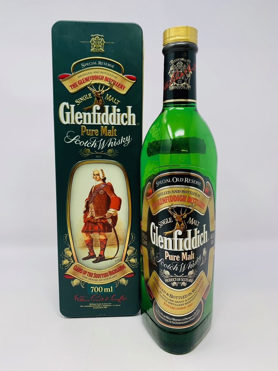 GLENFIDDICH PURE MALT WITH HERITAGE TIN