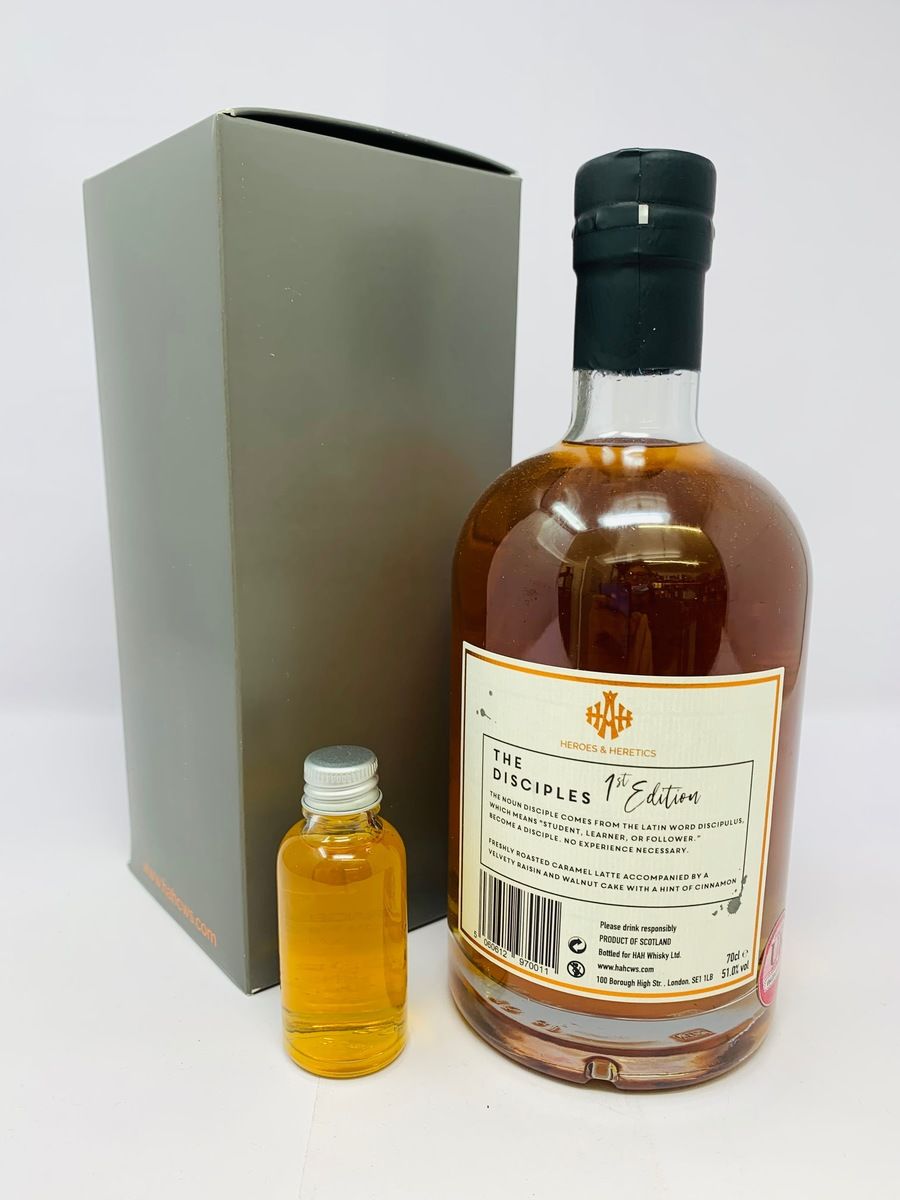 CRAIGELLACHIE 12 YEARS OLD - THE DISCIPLES 1ST EDITION WITH SAMPLE