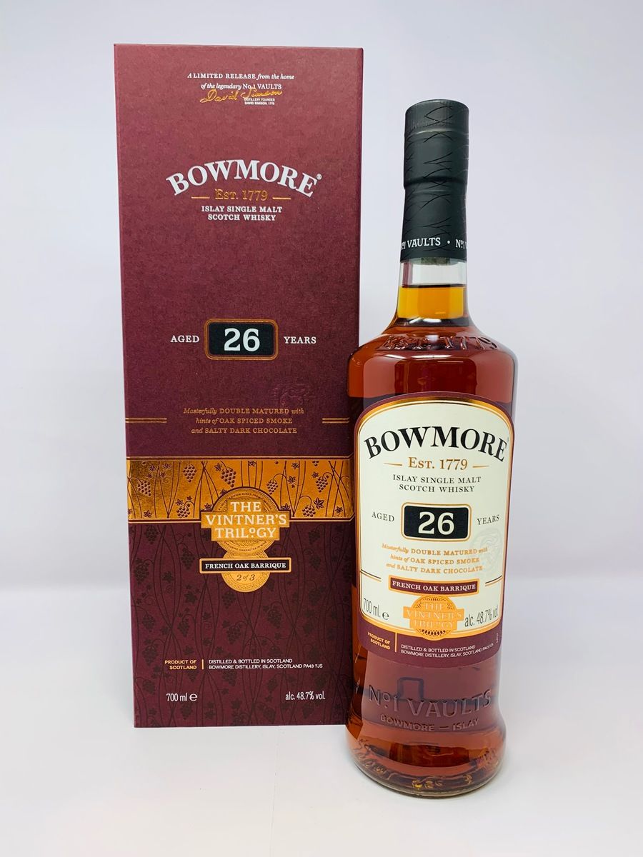 BOWMORE 26 YEAR OLD VINTNERS TRILOGY FRENCH OAK BARRIQUE