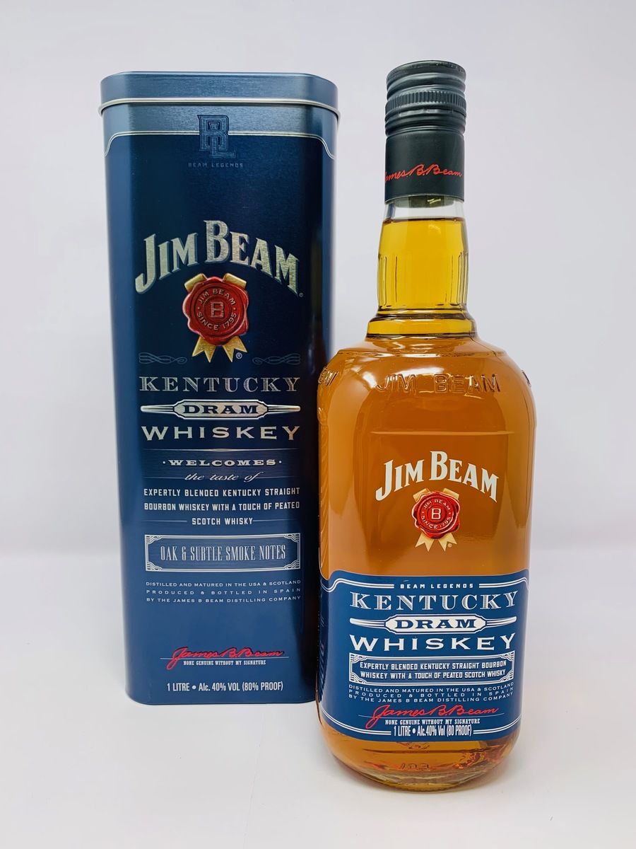 JIM BEAM KENTUCKY DRAM WHISKEY