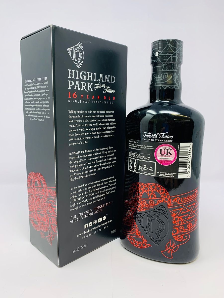 HIGHLAND PARK 16 YEAR OLD TWISTED TATTOO