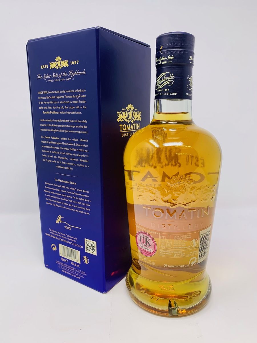 TOMATIN FRENCH TRIO 12 YEAR OLD MONBAZILLAC CASKS
