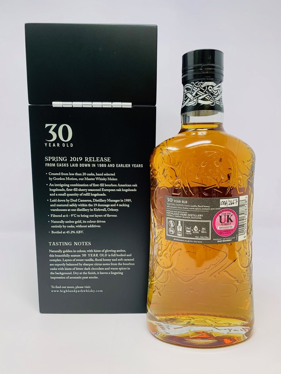 HIGHLAND PARK 30 YEAR OLD SPRING 2019 RELEASE