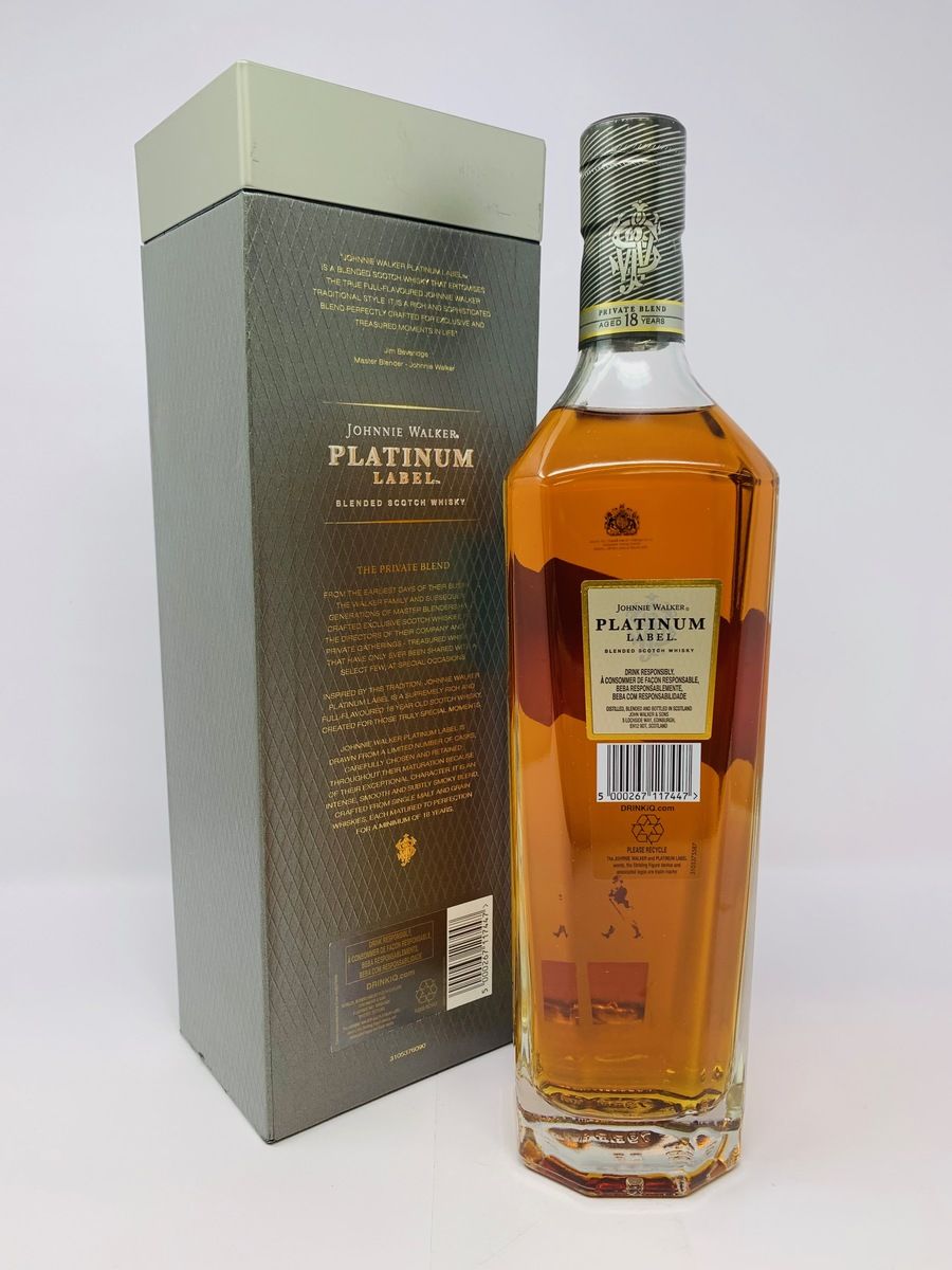 JOHNNIE WALKER 18 YEAR OLD PLATINUM LABEL