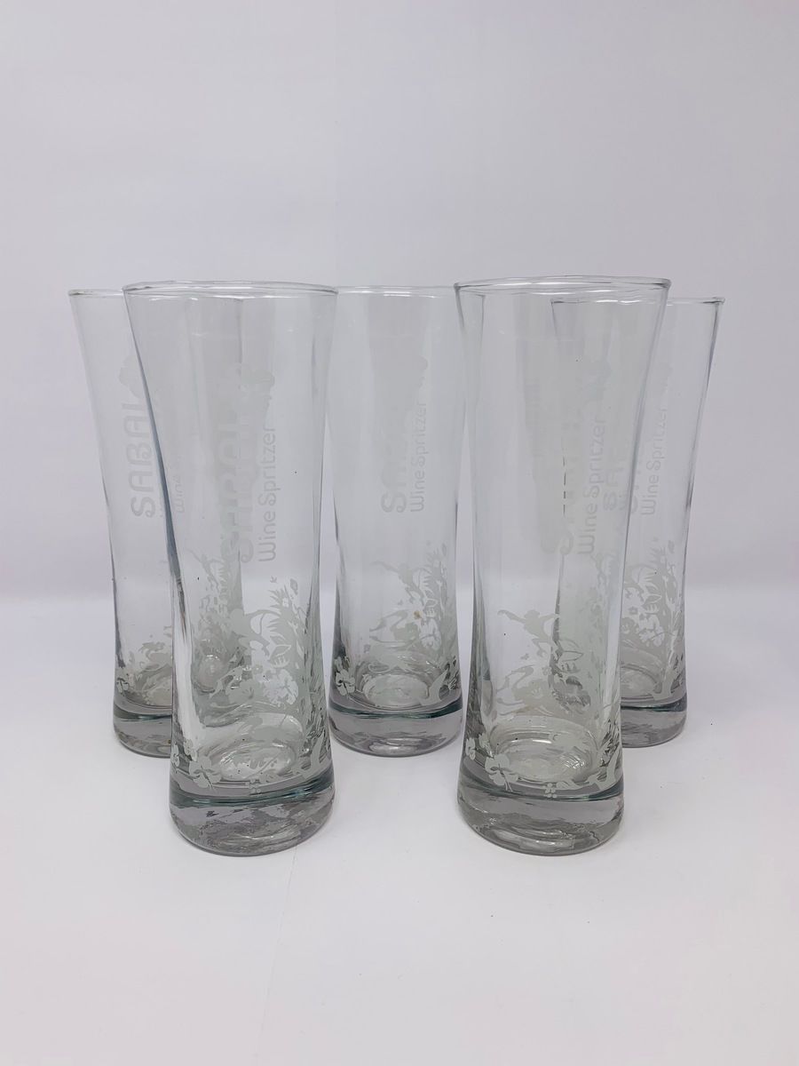 5 X SABAI SPRITZER GLASSES