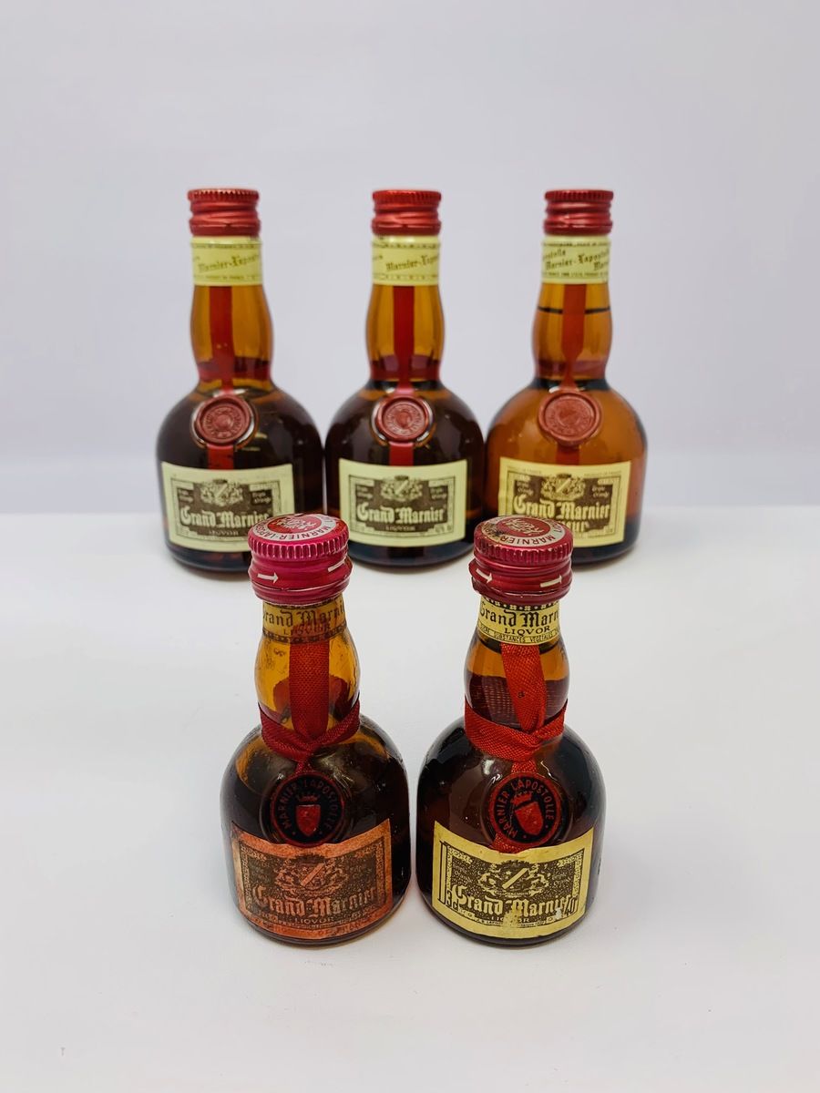 5 X GRAND MARNIER MINIATURES