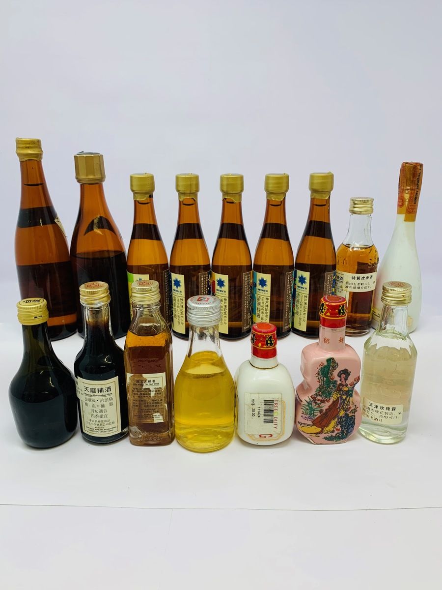16 MIXED JAPANESE/CHINESE MINIATURES