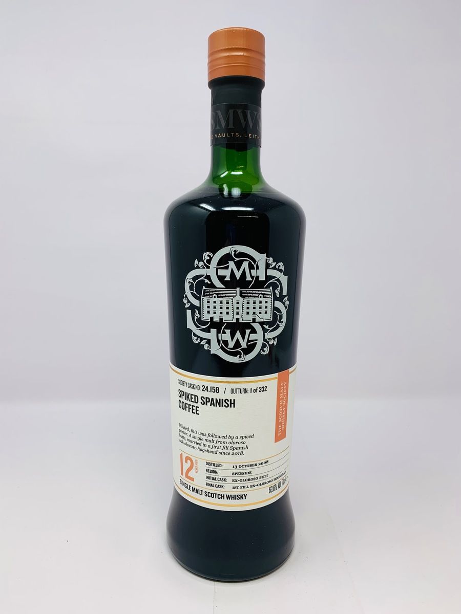 SMWS 24.158 MACALLAN 2008 12 YEAR OLD "SPICED SPANISH COFFEE"