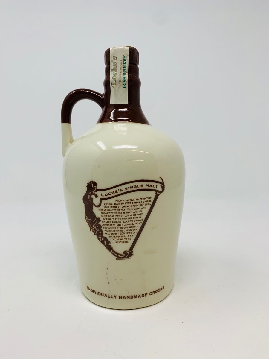LOCKES SINGLE MALT IRISH WHISKEY 1980's
