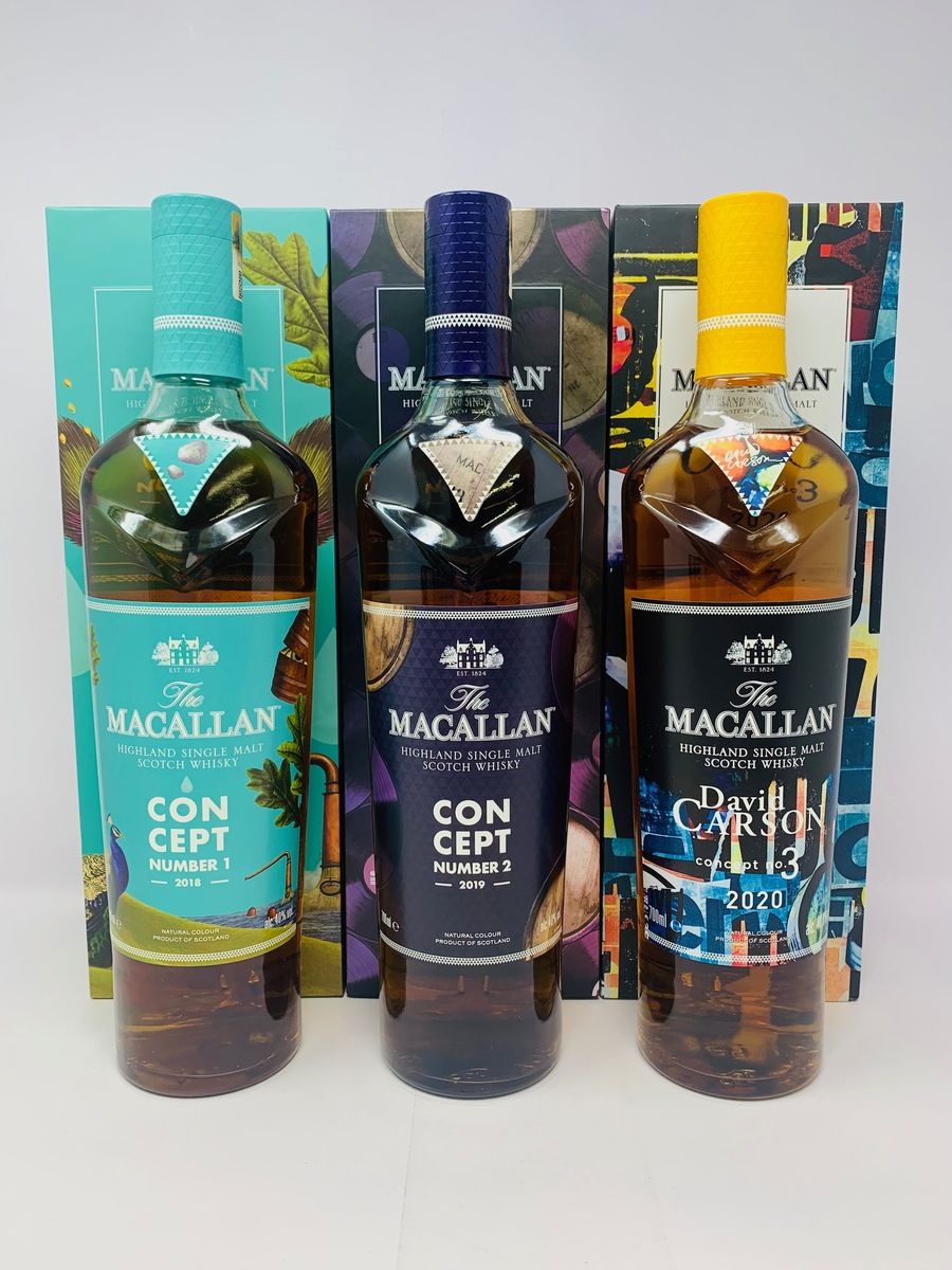 MACALLAN CONCEPT 1,2 & 3 