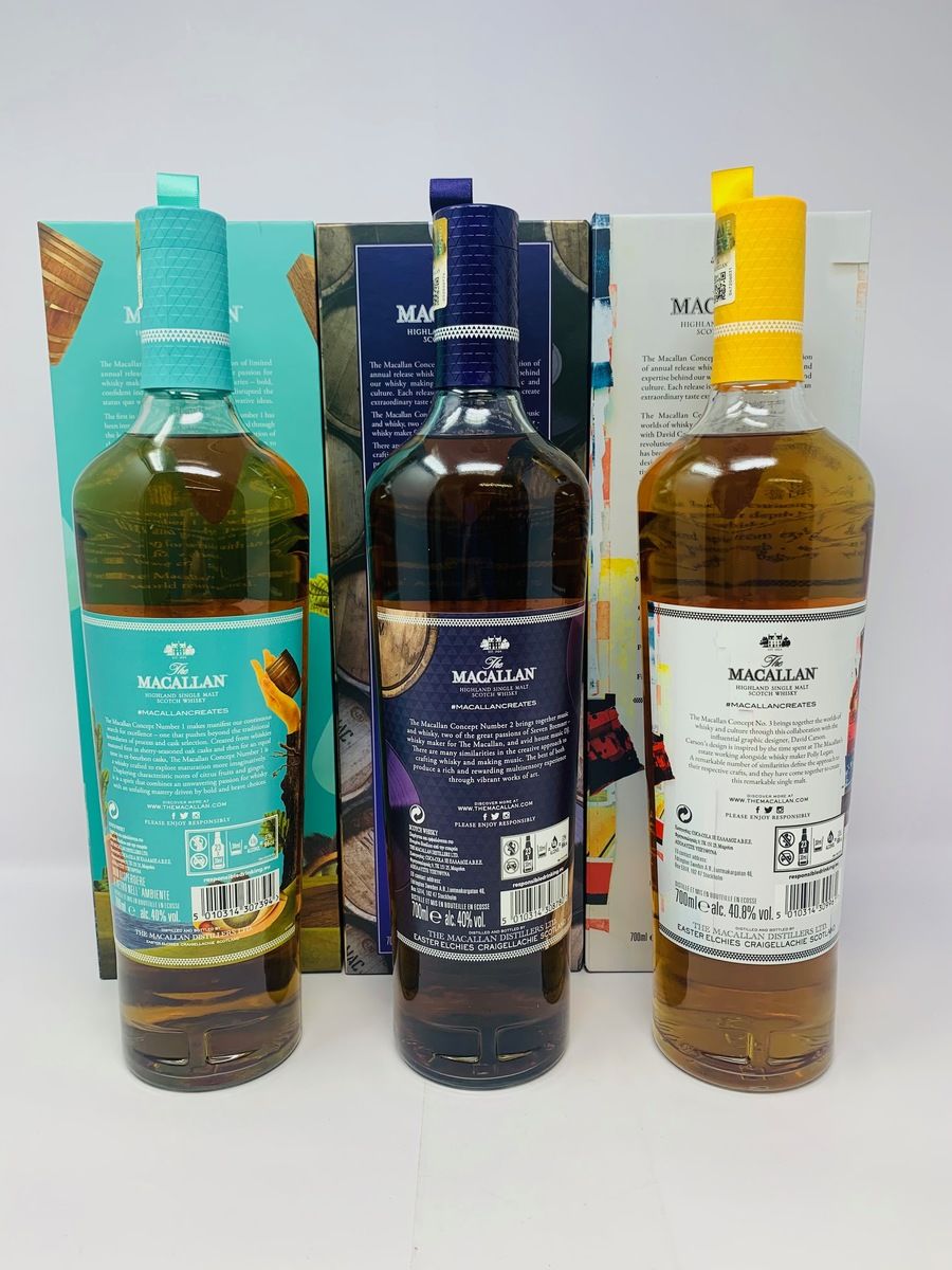 MACALLAN CONCEPT 1,2 & 3 