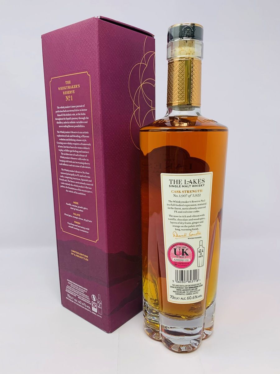 THE LAKES THE WHISKYMAKERS RESERVE NO1 CASK STRENGTH