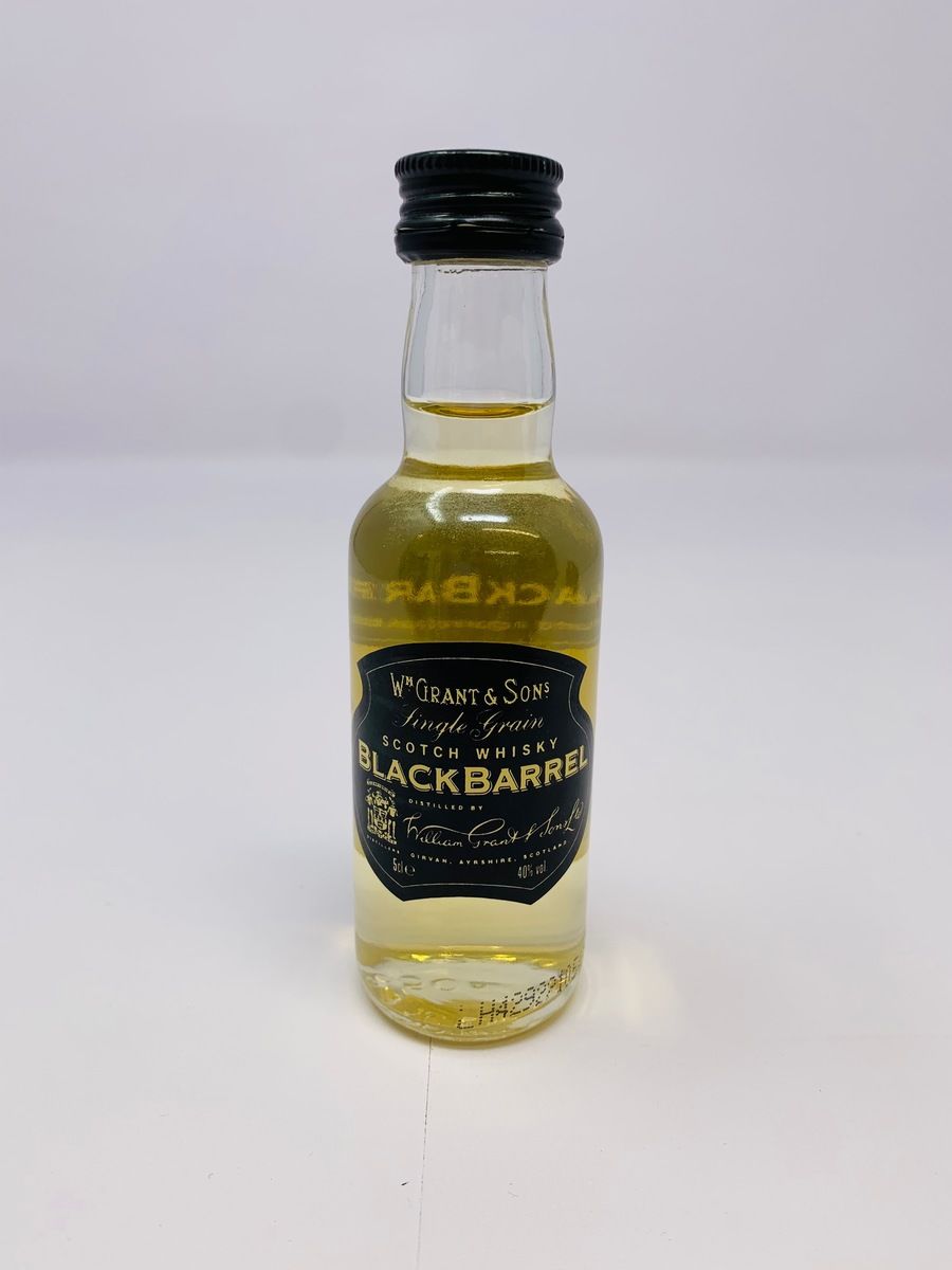 W M GRANT & SONS BLACK BARREL MINIATURE