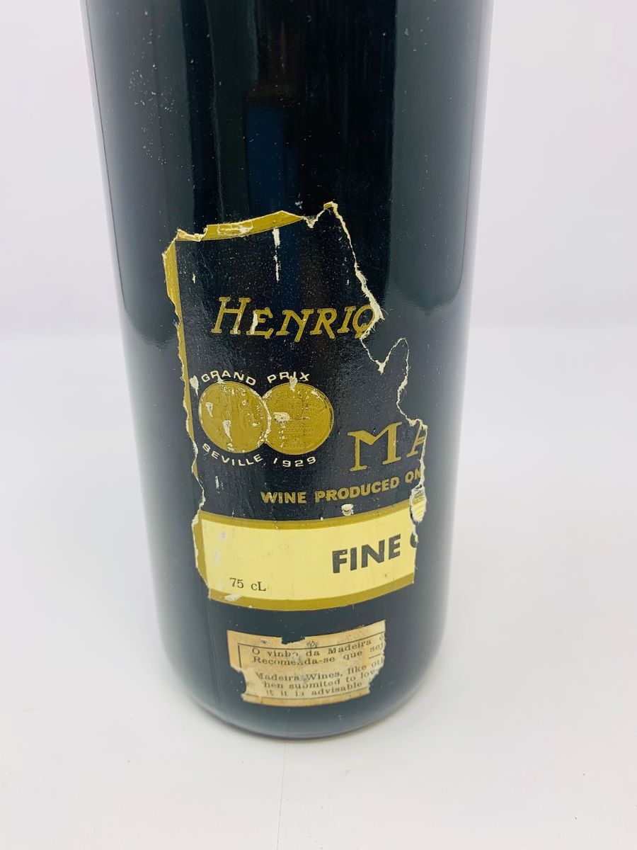 HENRIQUES & HENRIQUES FINE OLD MALMSEY MADEIRA - 1960'S