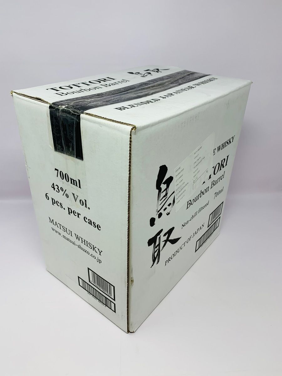 6 x TOTTORI BOURBON AGED  JAPANESE BLENDED WHISKY (FULL CASE)