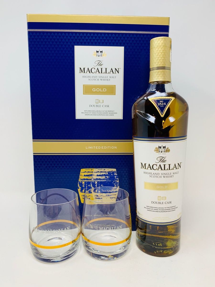 THE MACALLAN GOLD DOUBLE CASK GIFT PACK