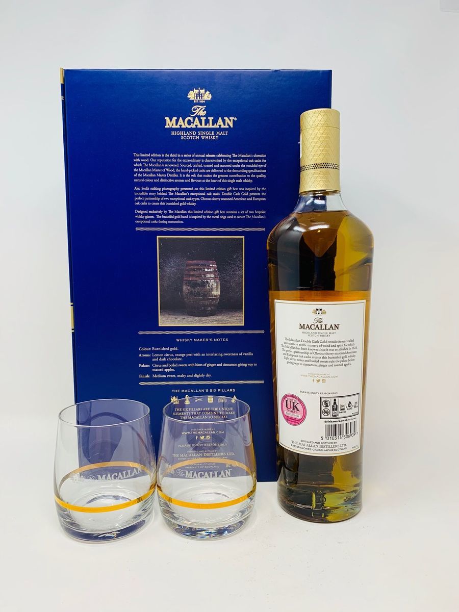 THE MACALLAN GOLD DOUBLE CASK GIFT PACK