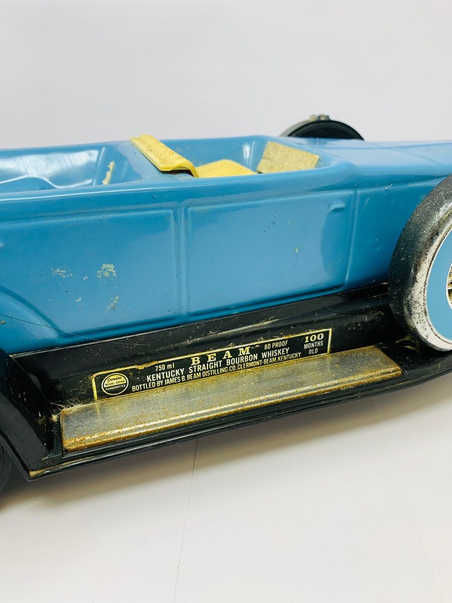 VINTAGE JIM BEAM CAR DECANTER - 100 MONTHS OLD