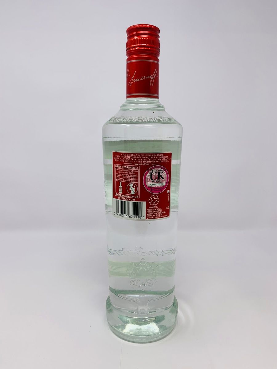 SMIRNOFF RED LABEL VODKA