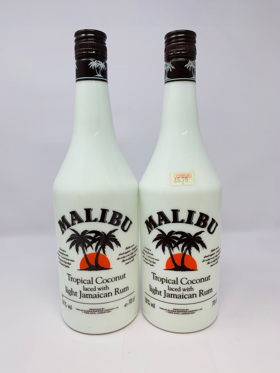 2 X MALIBU JAMACAN RUM