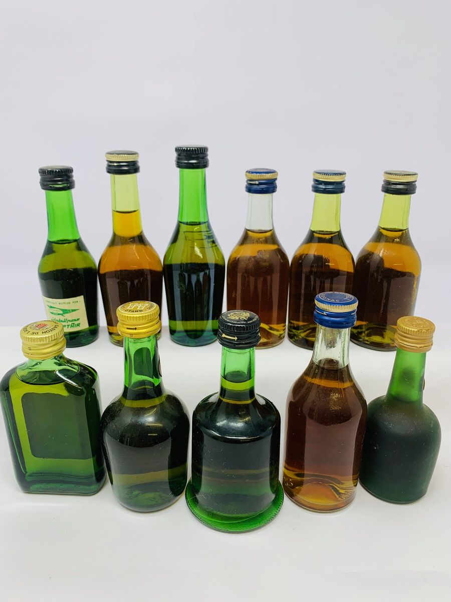 11 X COGNAC MINIATURES
