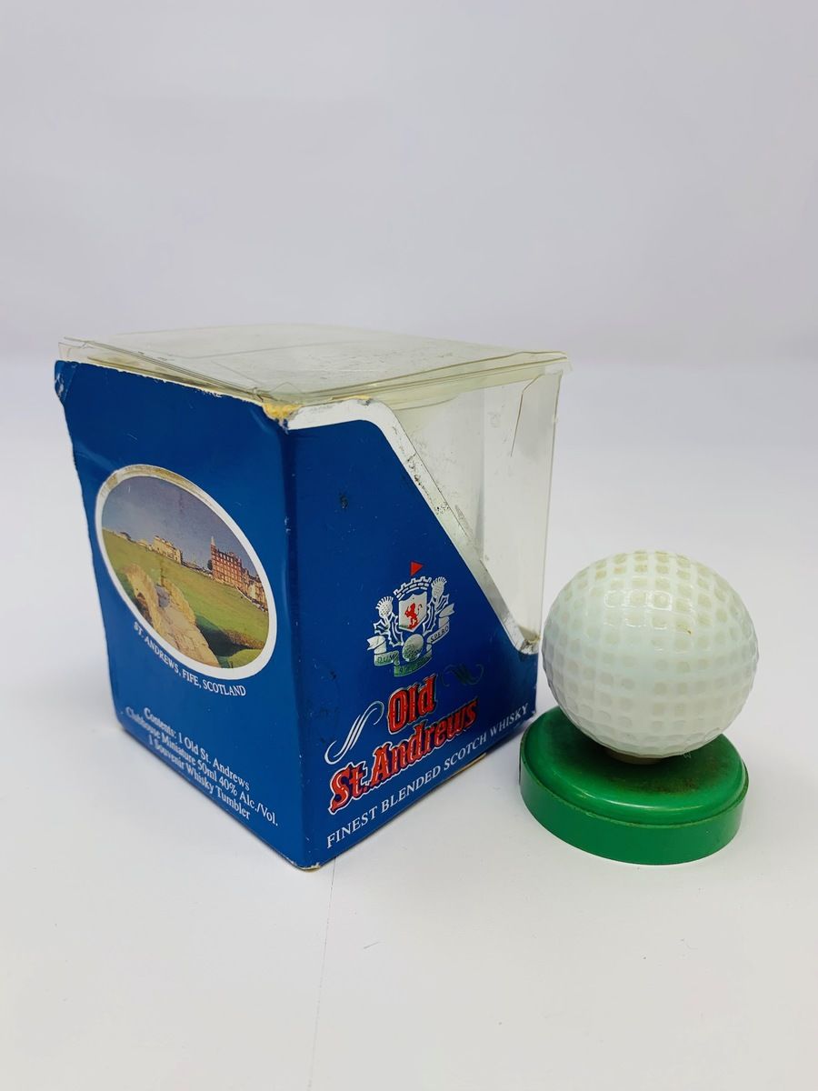 OLD ST ANDREWS GOLF BALL AND THISTLE MINIATURES