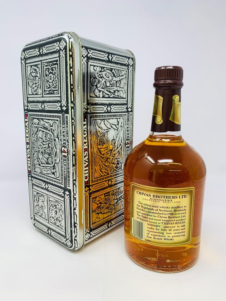 CHIVAS REGAL 12 YEAR OLD 1980'S WITH TIN