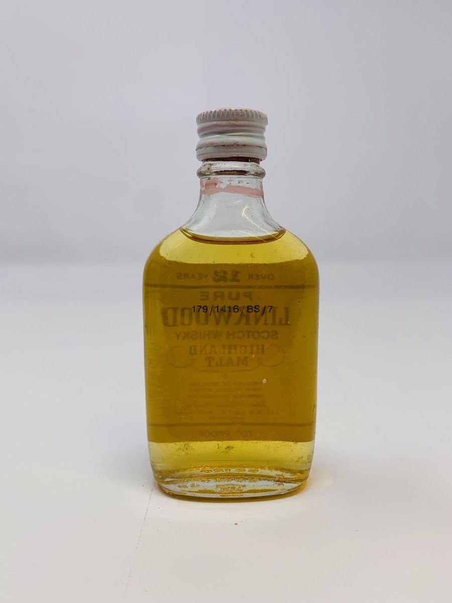 LINKWOOD OVER 12 YEAR OLD WHISKY MINIATURE