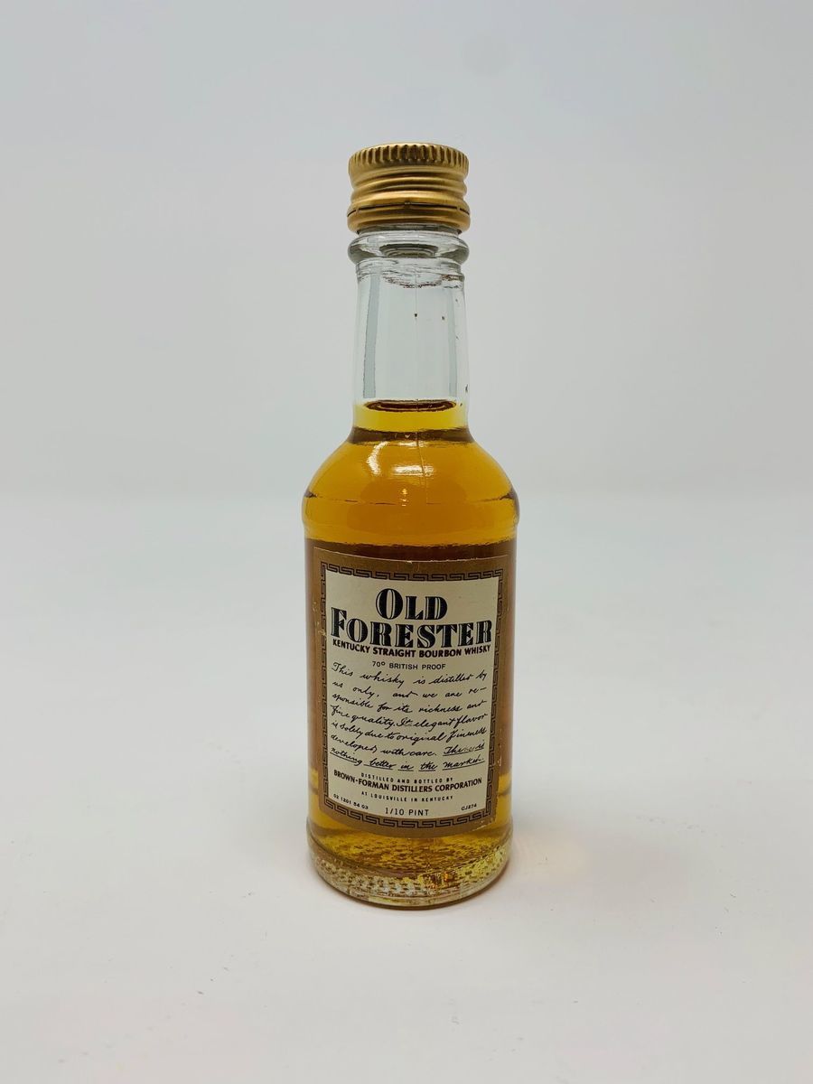 OLD FORESTER KENTUCKY STRAIGHT BOURBON MINIATURE