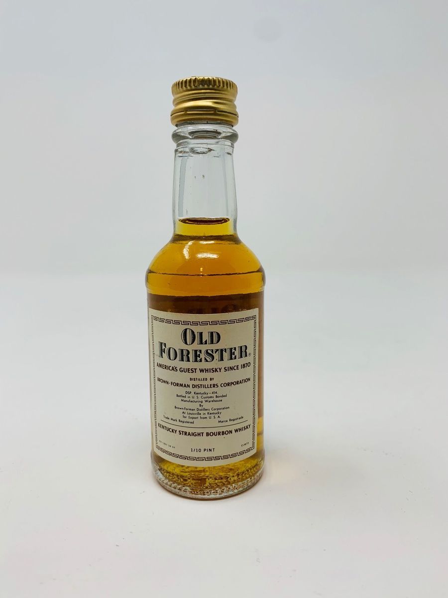 OLD FORESTER KENTUCKY STRAIGHT BOURBON MINIATURE