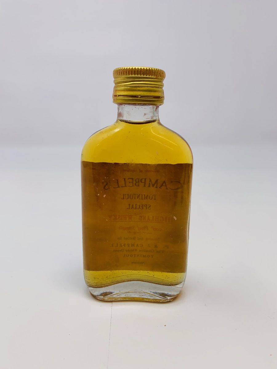 CAMPBELL'S TOMINTOUL SPECIAL 100 PROOF MINIATURE