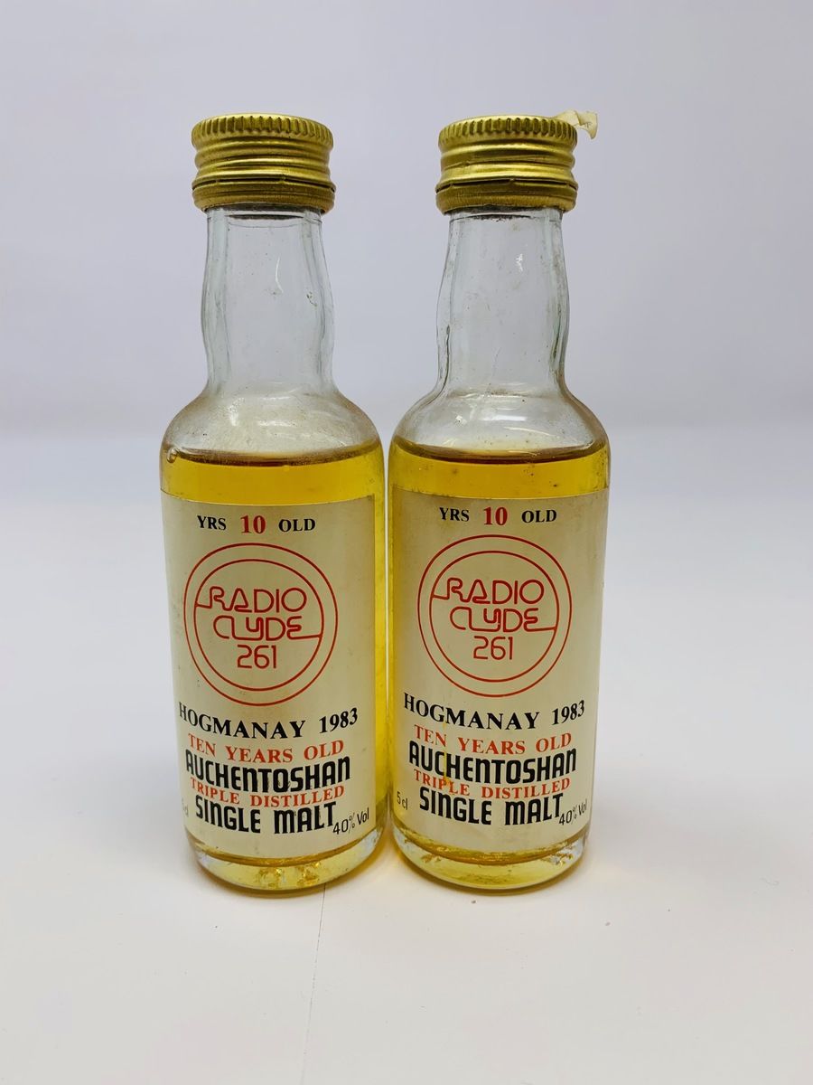 AUCHENTOSHAN 10 YEAR OLD "RADIO CLYDE 261" MINIATURES 