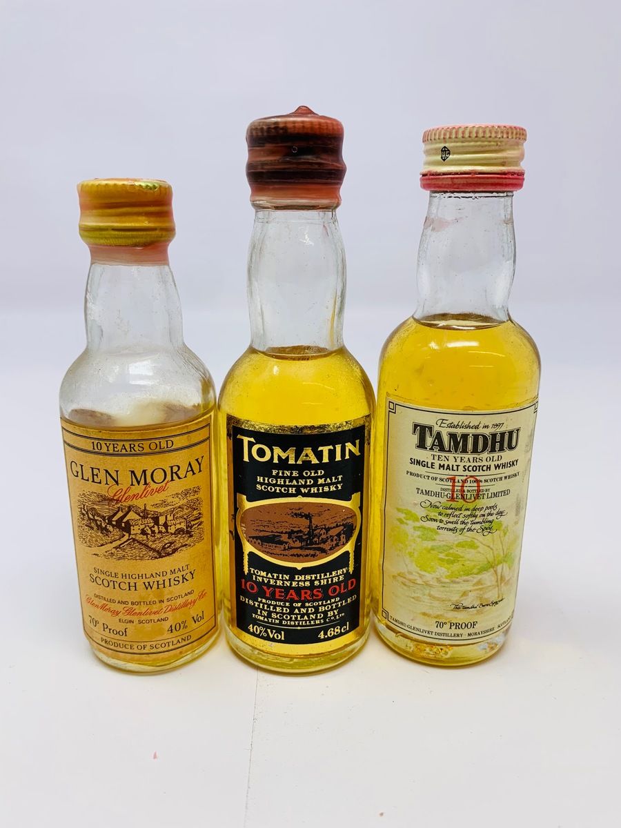 3 X 10 YEAR OLD MINIATURES