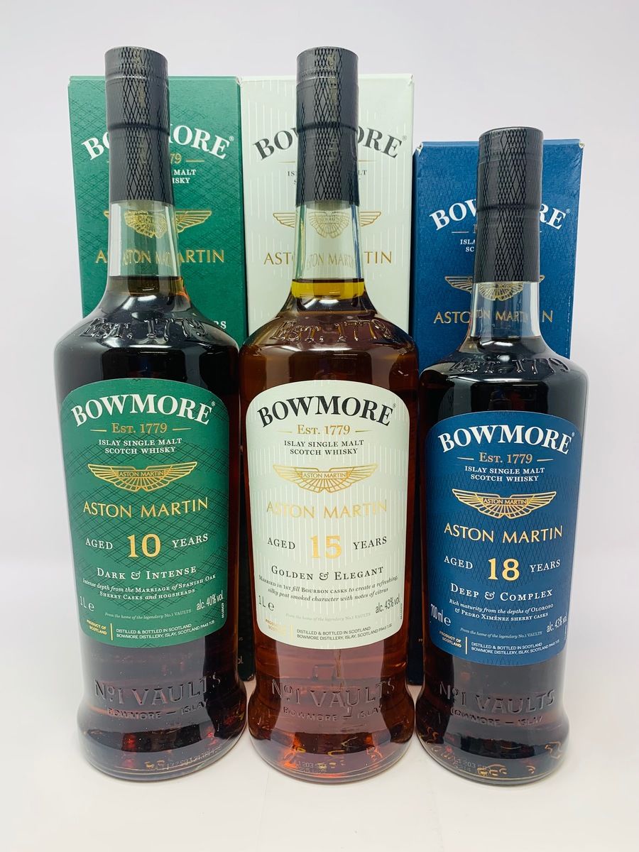 BOWMORE - ASTON MARTIN - EDITION 1,2 & 3