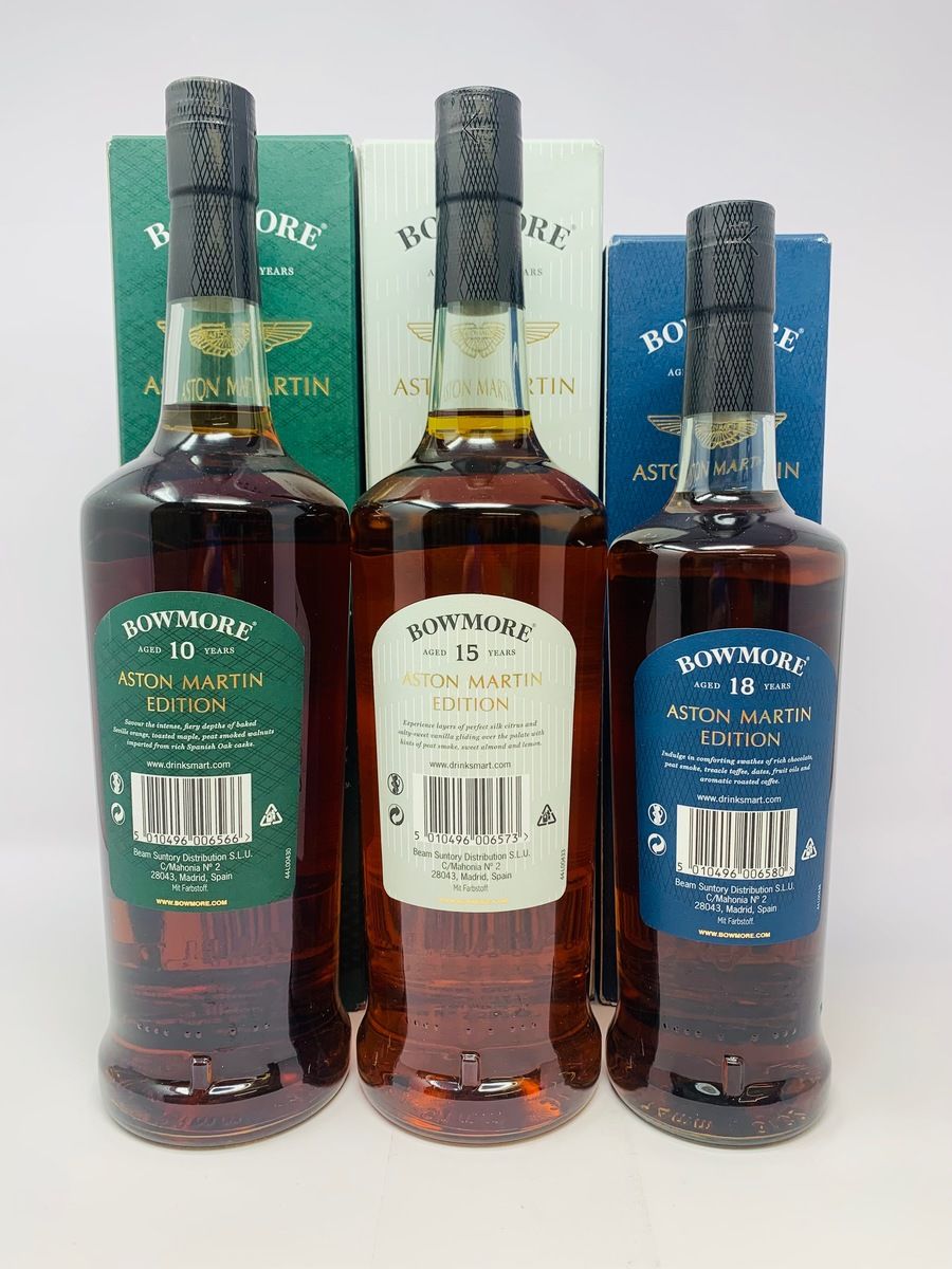 BOWMORE - ASTON MARTIN - EDITION 1,2 & 3