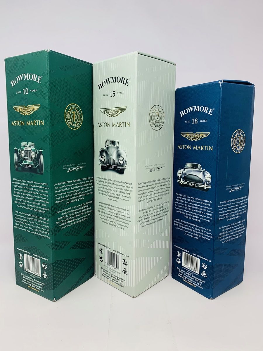 BOWMORE - ASTON MARTIN - EDITION 1,2 & 3