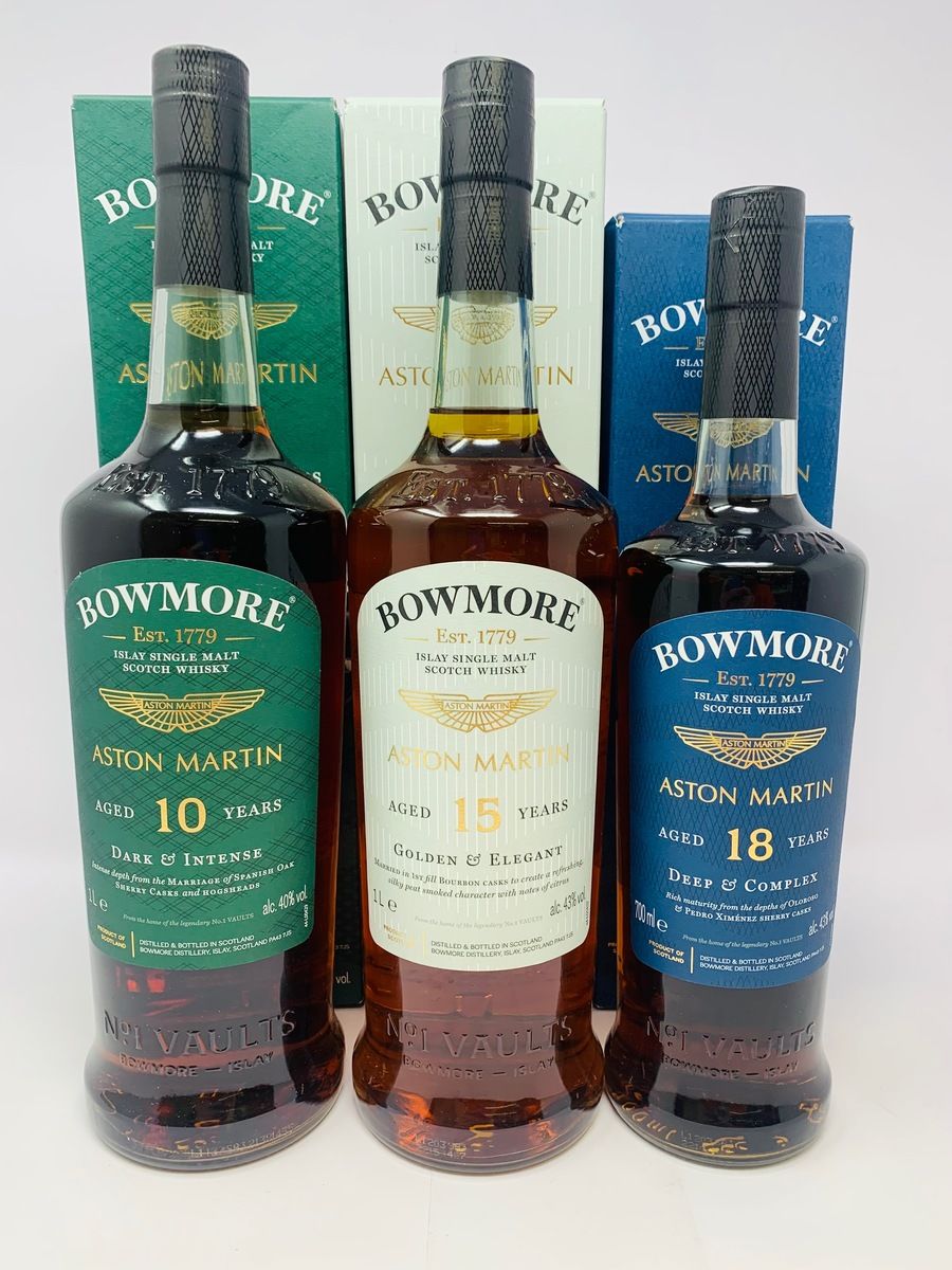 BOWMORE - ASTON MARTIN - EDITION 1,2 & 3