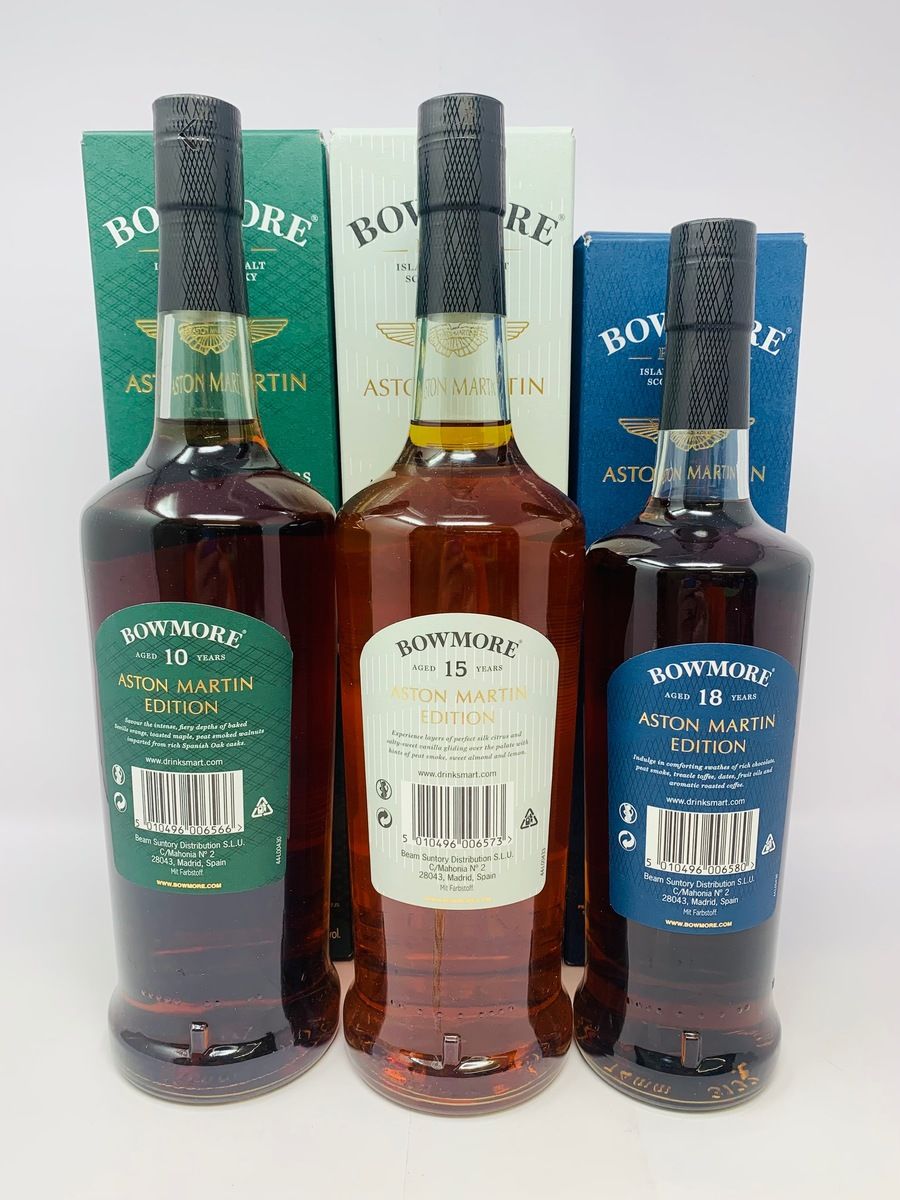 BOWMORE - ASTON MARTIN - EDITION 1,2 & 3