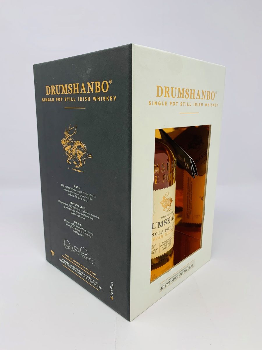 DRUMSHANBO SINGLE POT STILL IRISH WHISKEY