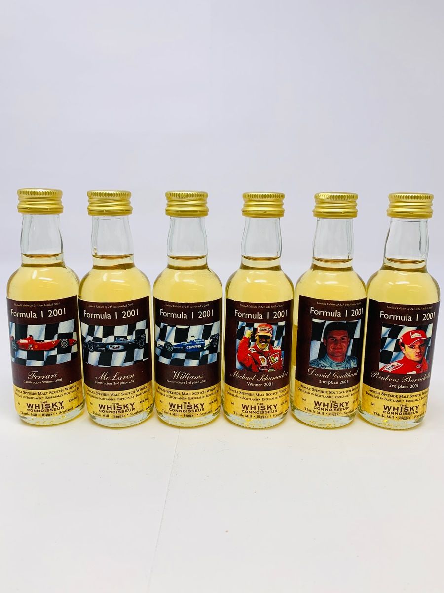 FORMULA 1 SPEYSIDE MINIATURES - THE WHISKY CONNOISSEUR