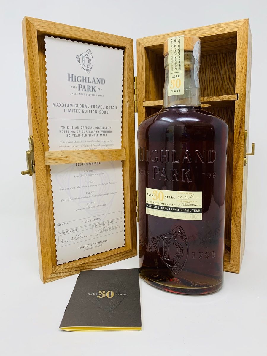 HIGHLAND PARK 30 YEAR OLD FOR THE MAXXIUM GLOBAL TRAVEL RETAIL TEAM