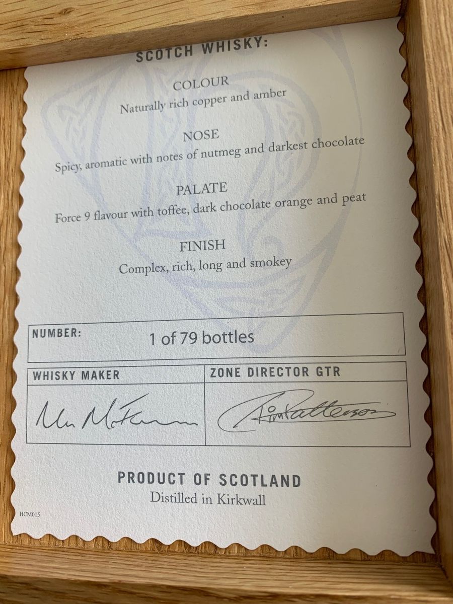 HIGHLAND PARK 30 YEAR OLD FOR THE MAXXIUM GLOBAL TRAVEL RETAIL TEAM